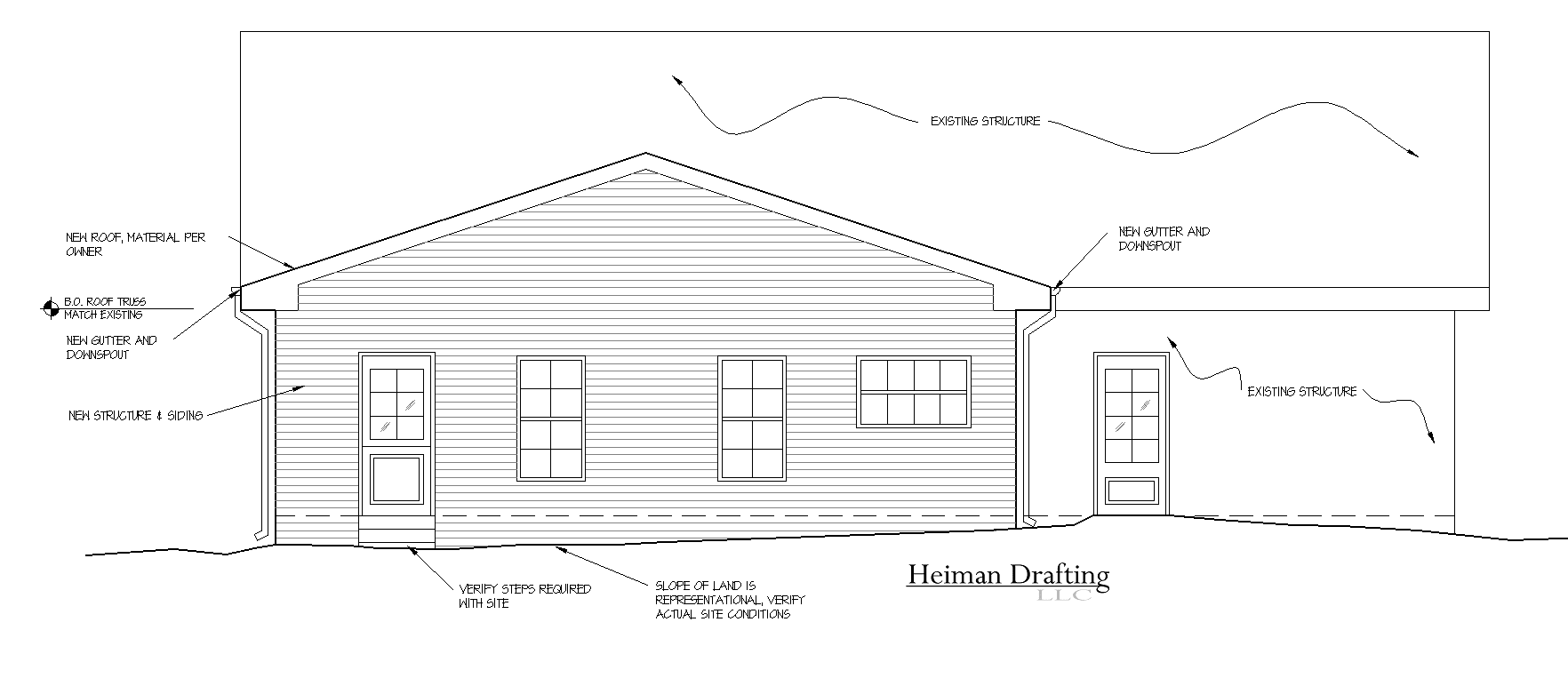 Heiman Drafting Elevation Sample