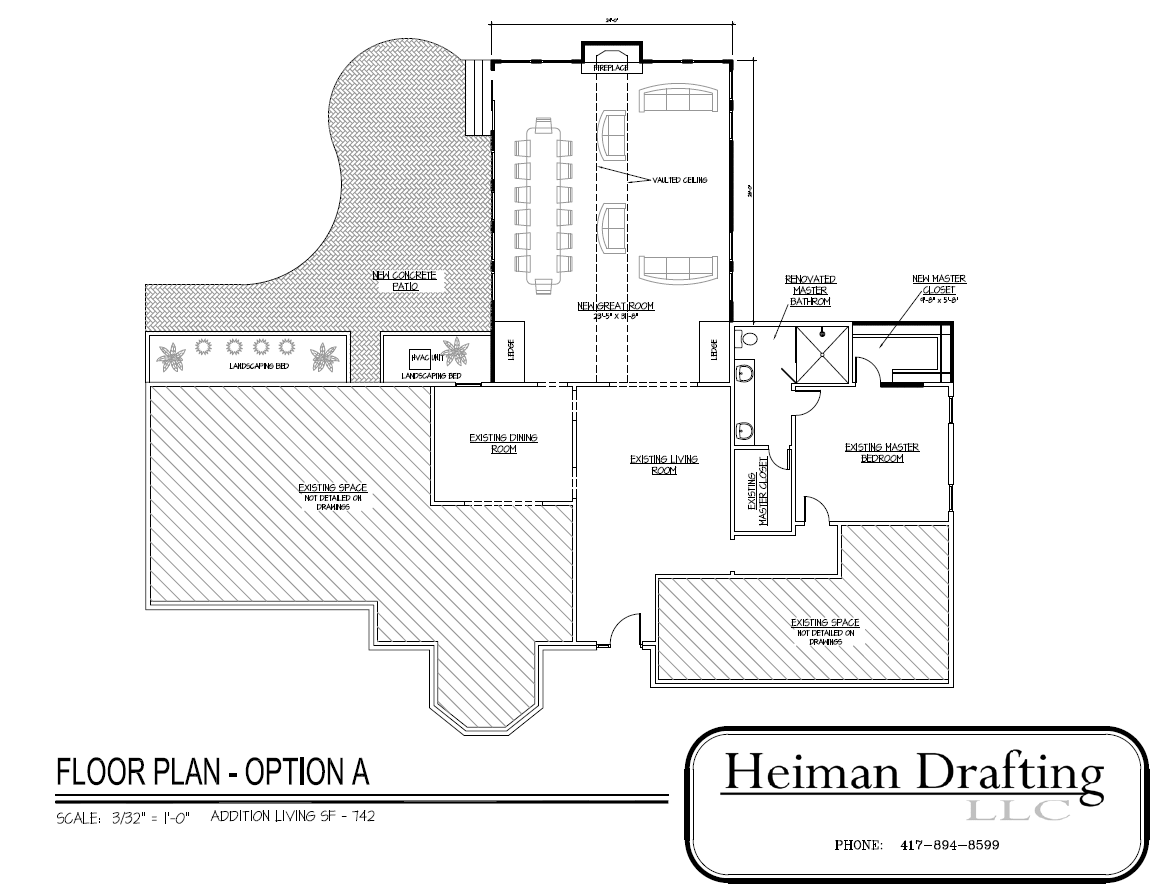 Heiman Drafting Floor Plan Sample