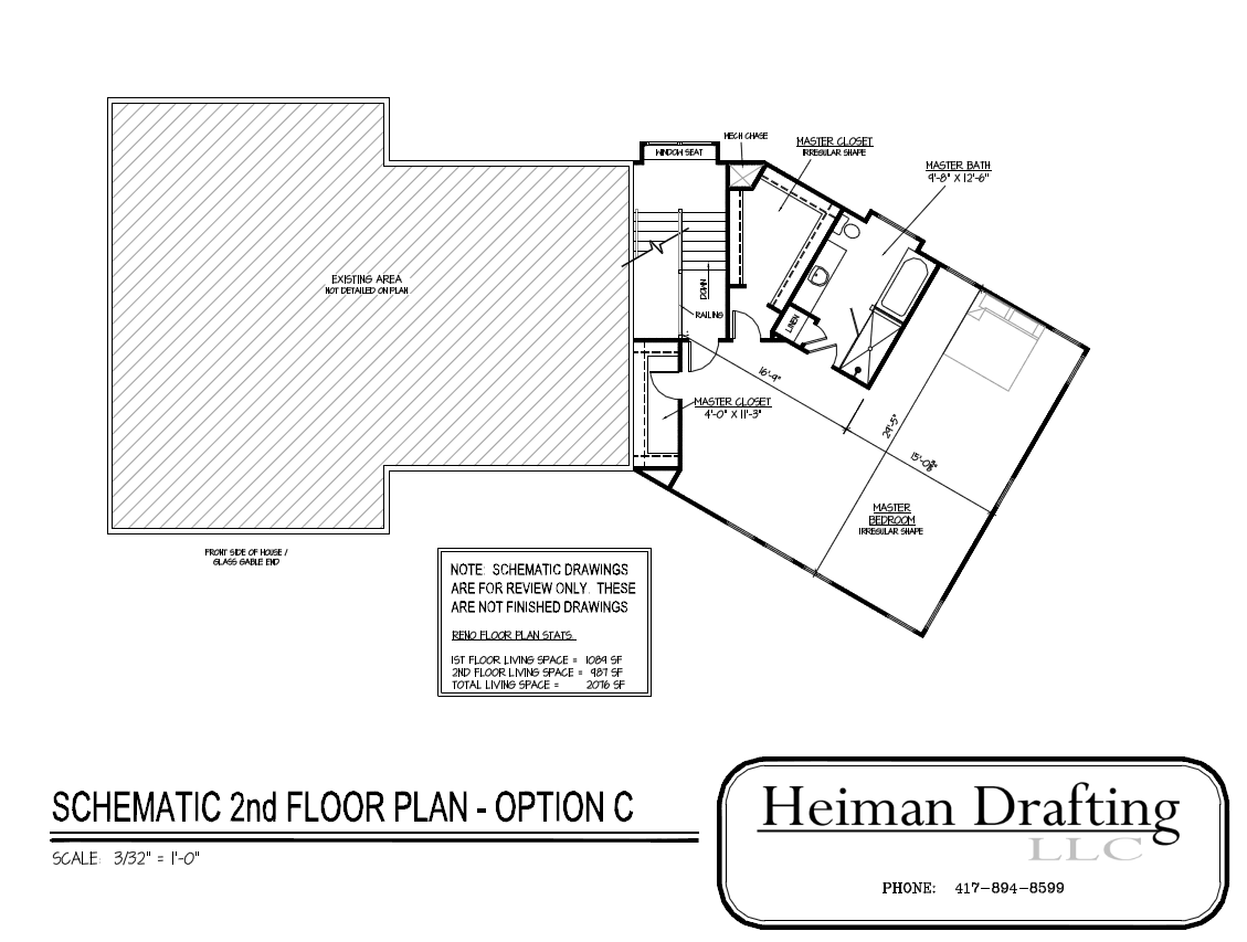 Heiman Drafting Floor Plan Sample
