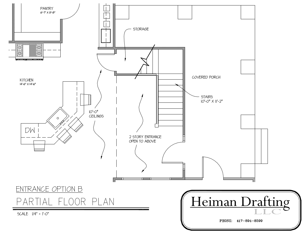 Heiman Drafting Floor Plan Sample